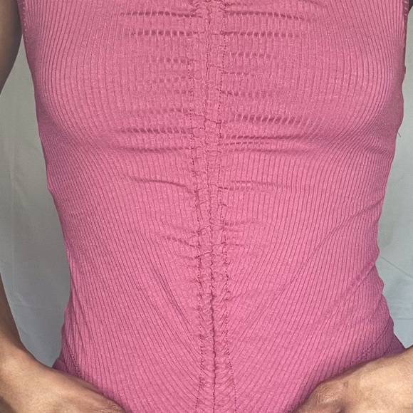 Plum Ruched Two-Piece Set - Picture 5 of 7